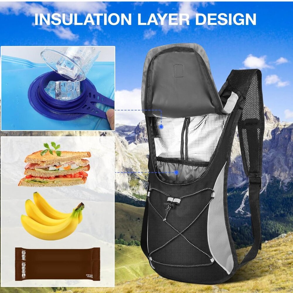 Hydration Backpack Hydration Pack With 2l Water B… - image 4